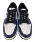 中古・古着 NIKE (ナイキ) AIR JORDAN 1 LOW ホワイト×ネイビー サイズ:27.5：12000円