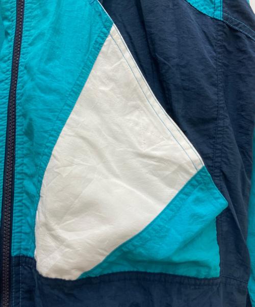 PUMA（プーマ）PUMA (プーマ) ナイロンジャケット ブルー×ネイビー サイズ:Ｍの古着・服飾アイテム