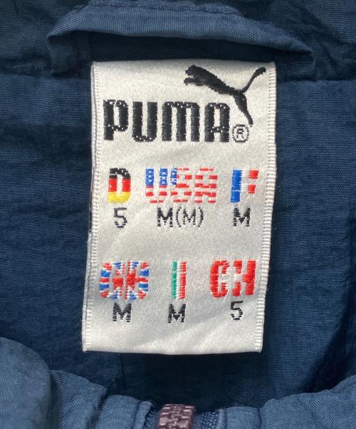 PUMA（プーマ）PUMA (プーマ) ナイロンジャケット ブルー×ネイビー サイズ:Ｍの古着・服飾アイテム