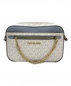 MICHAEL KORSマイケル・コース）の古着「ショルダーバッグ」｜ホワイト×スカイブルー