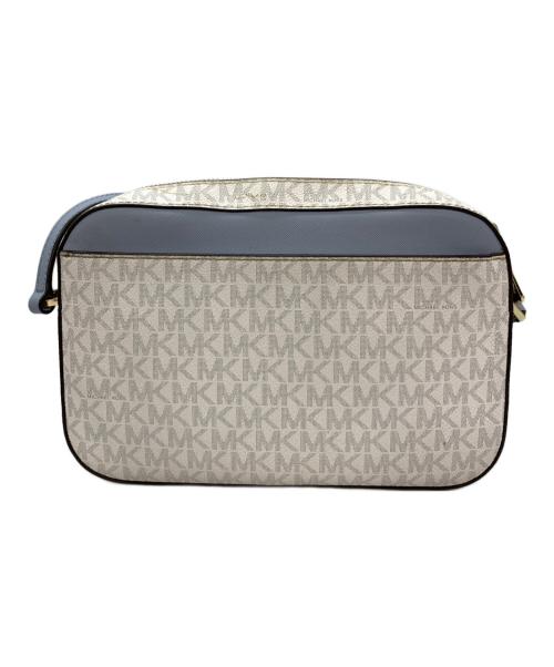 MICHAEL KORS（マイケル・コース）MICHAEL KORS (マイケル・コース) ショルダーバッグ ホワイト×スカイブルーの古着・服飾アイテム