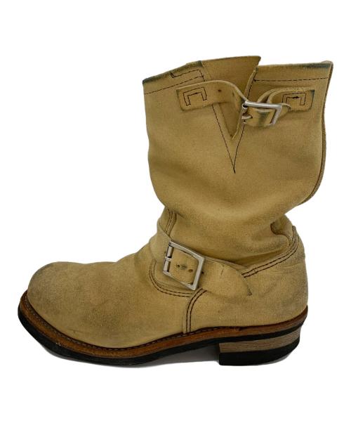 RED WING（レッドウィング）RED WING (レッドウィング) エンジニアブーツ ベージュ サイズ:26の古着・服飾アイテム