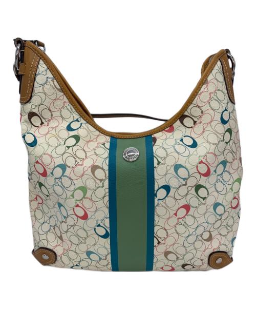 COACH（コーチ）COACH (コーチ) ショルダーバッグ ベージュの古着・服飾アイテム