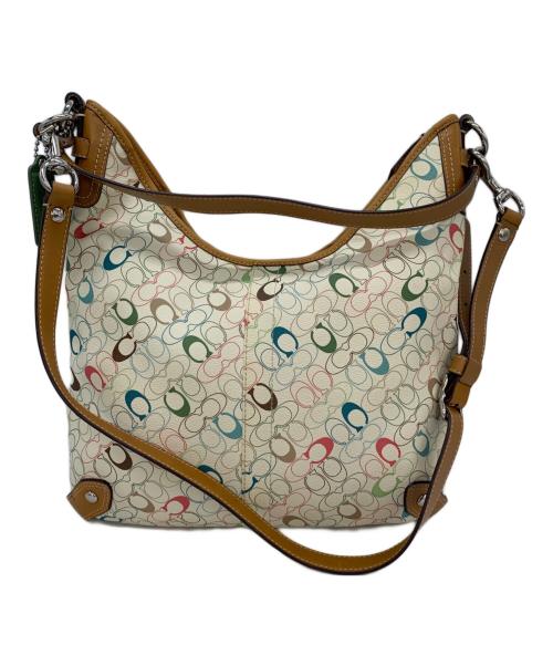 COACH（コーチ）COACH (コーチ) ショルダーバッグ ベージュの古着・服飾アイテム