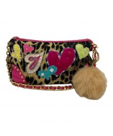 Think Bee!（シンクビー!）の古着「チェーンショルダーバッグ」｜ピンク