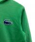 中古・古着 LACOSTE (ラコステ) プルオーバーパーカー グリーン サイズ:Ｍ：8000円