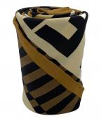 FENDIフェンディ）の古着「シルクスカーフ」｜ブラウン