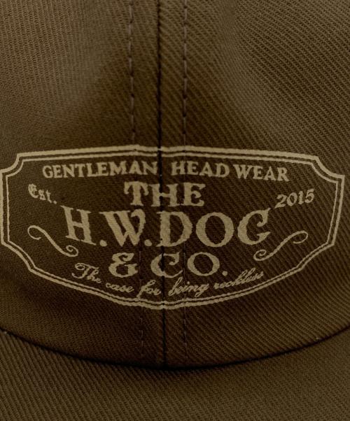 THE H.W.DOG&CO.（エイチダブリュードッグアンドコー）THE H.W.DOG&CO. (エイチダブリュードッグアンドコー) キャップ ブラウンの古着・服飾アイテム
