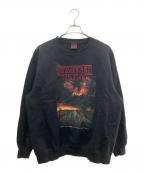 GU×STRANGERTHINGSジーユー×ストレンジャーシングス）の古着「スウェット」｜ブラック