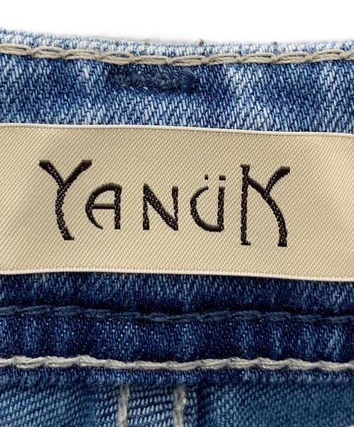 YANUK（ヤヌーク）YANUK (ヤヌーク) ルーズストレートジーンズ ブルー サイズ:27の古着・服飾アイテム