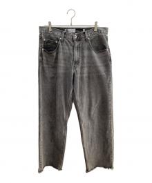 LEVI'S（リーバイス）の古着「LEVI'S(リーバイス)シルバータブ ルーズフィット デニムパンツ SILVERTAB LOOSEFIT DENIM PANTS ストリート ウォッシュ加工」｜グレー