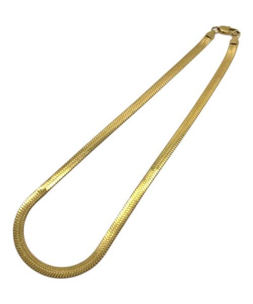 NIKE（ナイキ）NIKE (ナイキ) ヘリンボーンネックレス ゴールドカラーの古着・服飾アイテム