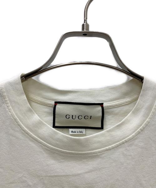 GUCCI（グッチ）GUCCI (グッチ) GUCCI(グッチ)半袖カットソーXJCQ8 アイボリー サイズ:Ｍの古着・服飾アイテム