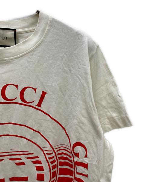 GUCCI（グッチ）GUCCI (グッチ) GUCCI(グッチ)半袖カットソーXJCQ8 アイボリー サイズ:Ｍの古着・服飾アイテム