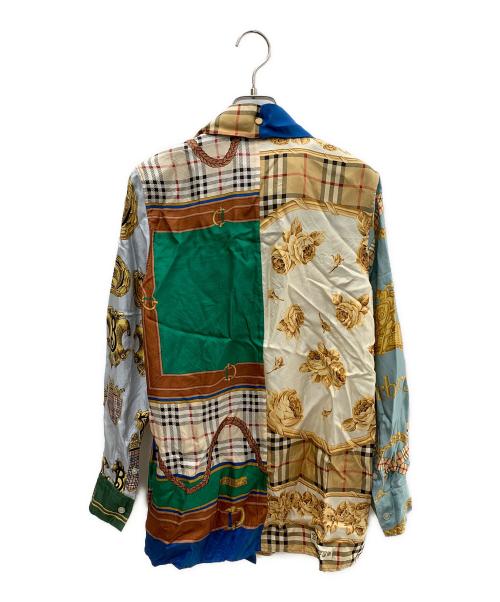 BURBERRY（バーバリー）BURBERRY (バーバリー) 長袖ブラウス マルチカラー サイズ:UK4 未使用品の古着・服飾アイテム
