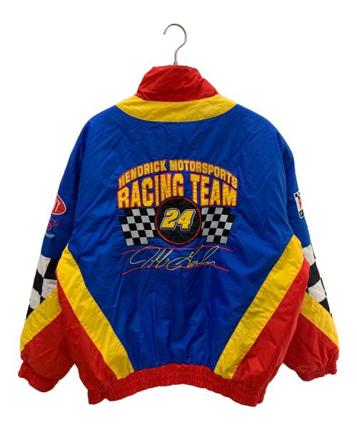NASCAR（ナスカー）NASCAR (ナスカー) NUTMEG (ナツメグ) レーシングジャケット マルチカラー サイズ:Lの古着・服飾アイテム