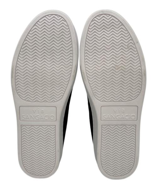 Sangacio（サンガッチョ）Sangacio (サンガッチョ) ローカットスニーカー ブラック サイズ:27.5の古着・服飾アイテム