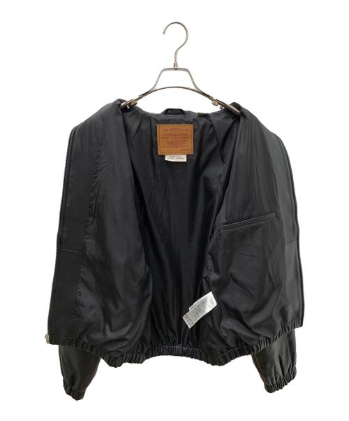 LEVI'S（リーバイス）LEVI'S (リーバイス) LEVI'S FULLZIP SPORTS LEATHER JACKET ブラック サイズ: XXSの古着・服飾アイテム