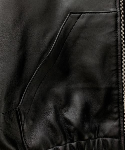 LEVI'S（リーバイス）LEVI'S (リーバイス) LEVI'S FULLZIP SPORTS LEATHER JACKET ブラック サイズ: XXSの古着・服飾アイテム