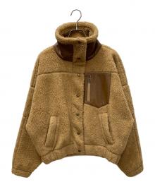 POLO RALPH LAUREN（ポロ・ラルフローレン）の古着「POLO RALPH LAUREN(ポロ・ラルフローレン)ハイパイルフリースジャケット」｜ブラウン