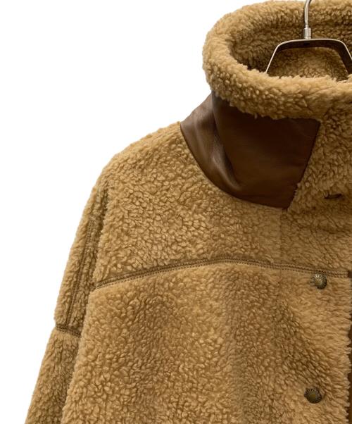 POLO RALPH LAUREN（ポロ・ラルフローレン）POLO RALPH LAUREN (ポロ・ラルフローレン) POLO RALPH LAUREN(ポロ・ラルフローレン)ハイパイルフリースジャケット ブラウン サイズ:XSの古着・服飾アイテム