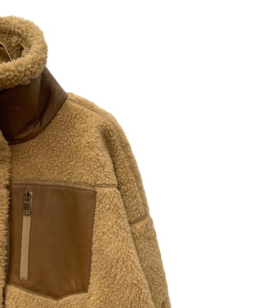 POLO RALPH LAUREN（ポロ・ラルフローレン）POLO RALPH LAUREN (ポロ・ラルフローレン) POLO RALPH LAUREN(ポロ・ラルフローレン)ハイパイルフリースジャケット ブラウン サイズ:XSの古着・服飾アイテム