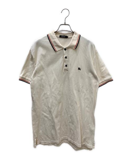 BURBERRY BLACK LABEL（バーバリーブラックレーベル）BURBERRY BLACK LABEL (バーバリーブラックレーベル) 半袖ポロシャツ ベージュ サイズ:3の古着・服飾アイテム