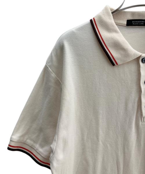 BURBERRY BLACK LABEL（バーバリーブラックレーベル）BURBERRY BLACK LABEL (バーバリーブラックレーベル) 半袖ポロシャツ ベージュ サイズ:3の古着・服飾アイテム