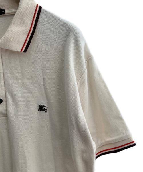 BURBERRY BLACK LABEL（バーバリーブラックレーベル）BURBERRY BLACK LABEL (バーバリーブラックレーベル) 半袖ポロシャツ ベージュ サイズ:3の古着・服飾アイテム