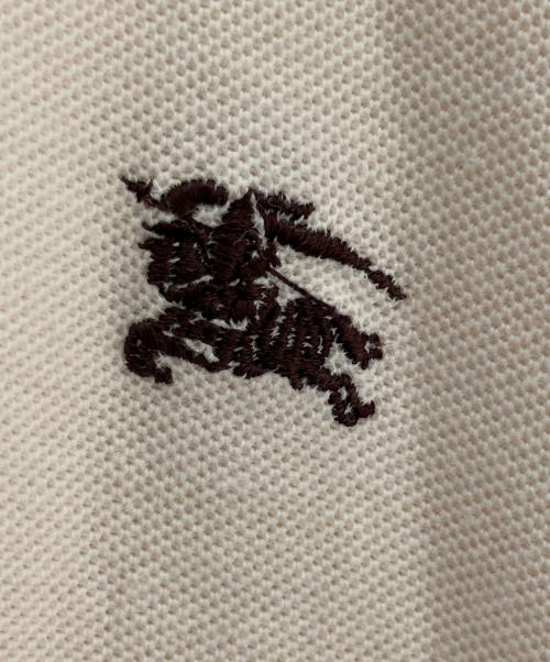 BURBERRY BLACK LABEL（バーバリーブラックレーベル）BURBERRY BLACK LABEL (バーバリーブラックレーベル) 半袖ポロシャツ ベージュ サイズ:3の古着・服飾アイテム