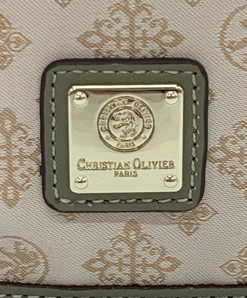 CHRISTIAN OLIVIER（クリスチャン オリヴィア）CHRISTIAN OLIVIER (クリスチャン オリヴィア) 2WAYショルダーバッグ 黄緑×アイボリー 未使用品の古着・服飾アイテム