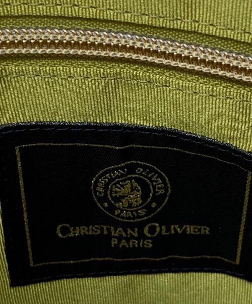 CHRISTIAN OLIVIER（クリスチャン オリヴィア）CHRISTIAN OLIVIER (クリスチャン オリヴィア) 2WAYショルダーバッグ 黄緑×アイボリー 未使用品の古着・服飾アイテム