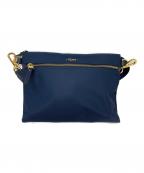 TUMIトゥミ）の古着「ショルダーバッグ」｜ネイビー×ゴールド