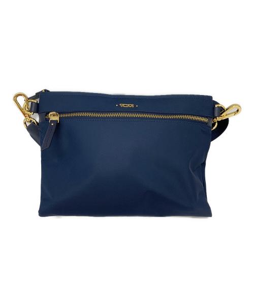 TUMI（トゥミ）TUMI (トゥミ) ショルダーバッグ ネイビー×ゴールドの古着・服飾アイテム