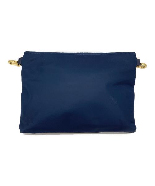 TUMI（トゥミ）TUMI (トゥミ) ショルダーバッグ ネイビー×ゴールドの古着・服飾アイテム