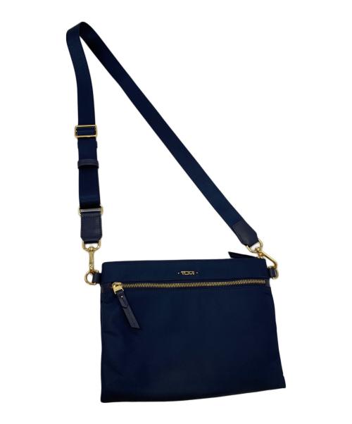 TUMI（トゥミ）TUMI (トゥミ) ショルダーバッグ ネイビー×ゴールドの古着・服飾アイテム