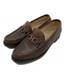 Salvatore Ferragamo（サルヴァトーレ フェラガモ）の古着「ローファー」｜ブラウン