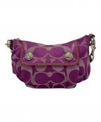 COACHコーチ）の古着「2WAYショルダーバッグ」｜パープル