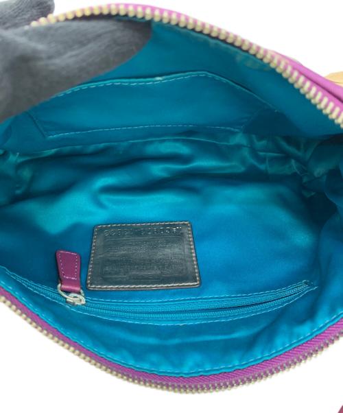 COACH（コーチ）COACH (コーチ) 2WAYショルダーバッグ パープルの古着・服飾アイテム