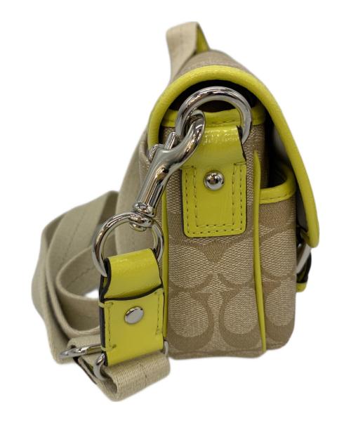 COACH（コーチ）COACH (コーチ) ショルダーポーチ イエローの古着・服飾アイテム