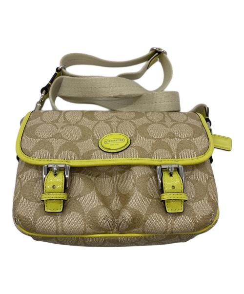 COACH（コーチ）COACH (コーチ) ショルダーポーチ イエローの古着・服飾アイテム