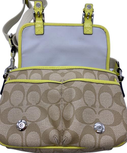 COACH（コーチ）COACH (コーチ) ショルダーポーチ イエローの古着・服飾アイテム