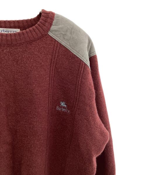 Burberry's（バーバリー）Burberry's (バーバリー) クルーネックニット ブラウン サイズ:XLの古着・服飾アイテム