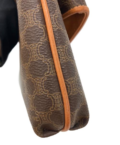 CELINE（セリーヌ）CELINE (セリーヌ) マカダム柄クラッチバッグ ブラウンの古着・服飾アイテム