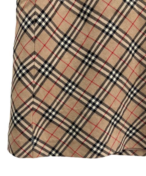 BURBERRY BLUE LABEL（バーバリー ブルー レーベル）BURBERRY BLUE LABEL (バーバリー ブルー レーベル) ノバチェックミニスカート ベージュ サイズ:38の古着・服飾アイテム