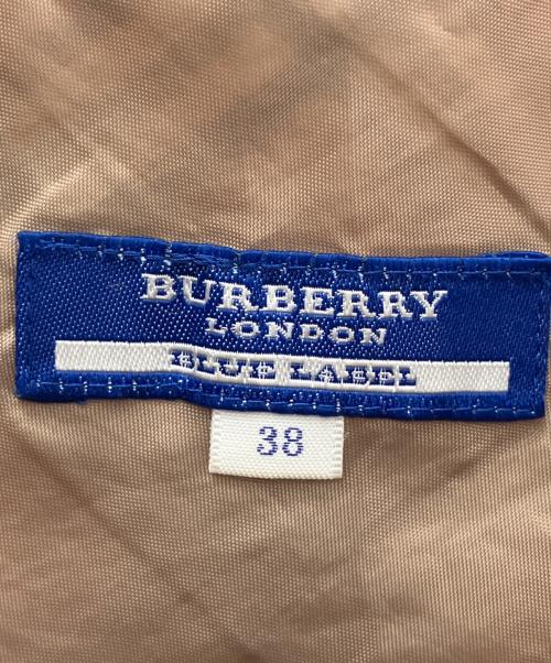 BURBERRY BLUE LABEL（バーバリー ブルー レーベル）BURBERRY BLUE LABEL (バーバリー ブルー レーベル) ノバチェックミニスカート ベージュ サイズ:38の古着・服飾アイテム