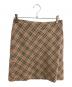 BURBERRY BLUE LABEL（バーバリー ブルー レーベル）の古着「ノバチェックミニスカート」｜ベージュ