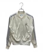 adidasアディダス）の古着「ブルゾン」｜アイボリー×シルバー