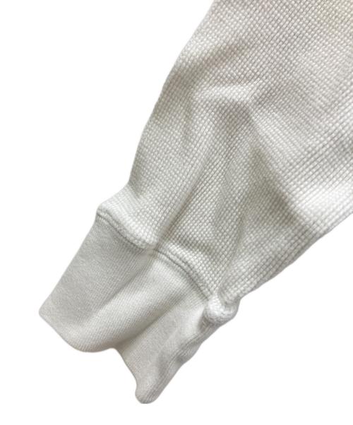 Thom Browne（トムブラウン）Thom Browne (トムブラウン) Thom Browne(トムブラウン)ワッフルネックカットソー01103C4014 ホワイトの古着・服飾アイテム