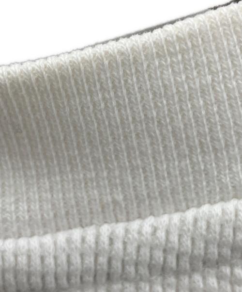 Thom Browne（トムブラウン）Thom Browne (トムブラウン) Thom Browne(トムブラウン)ワッフルネックカットソー01103C4014 ホワイトの古着・服飾アイテム